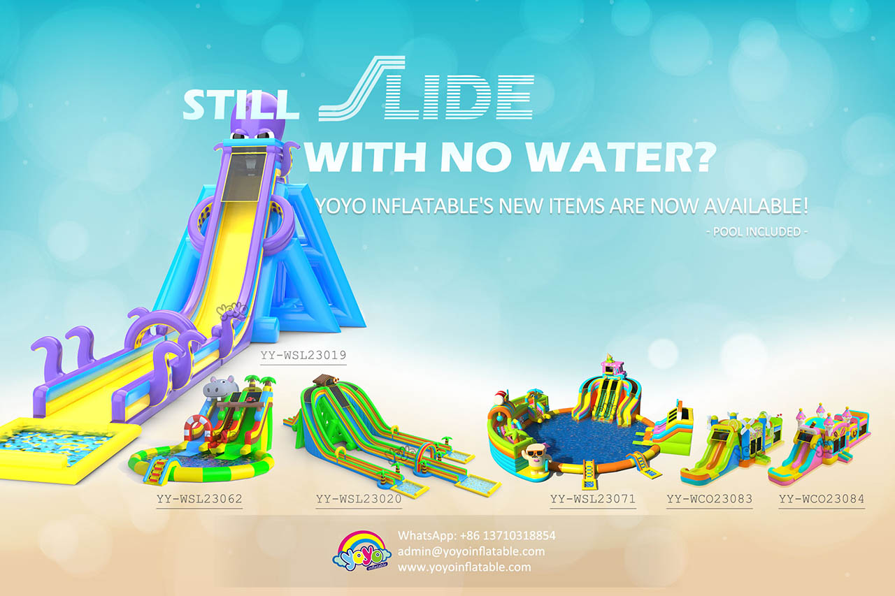 The Soaring Popularity of Inflatable Water Slides Over Dry Slides in Summer