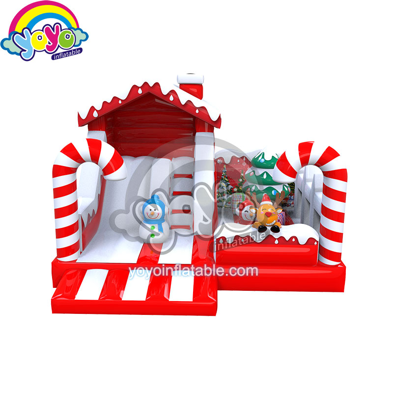 Inflatable Christmas Snowman Bouncer Slide Combo YY-NCO18816 (1)