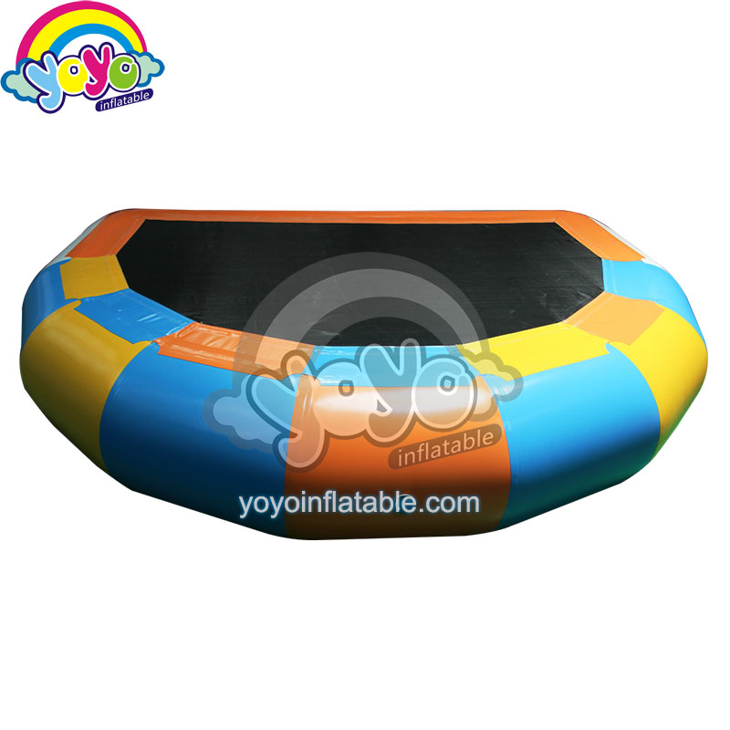 Inflatable Semicircle Trampoline Floating Jumping Matt Water Game YWG-1926 (1) Inflatable Semicircle Trampoline Floating Jumping Matt Water Game YWG-1926