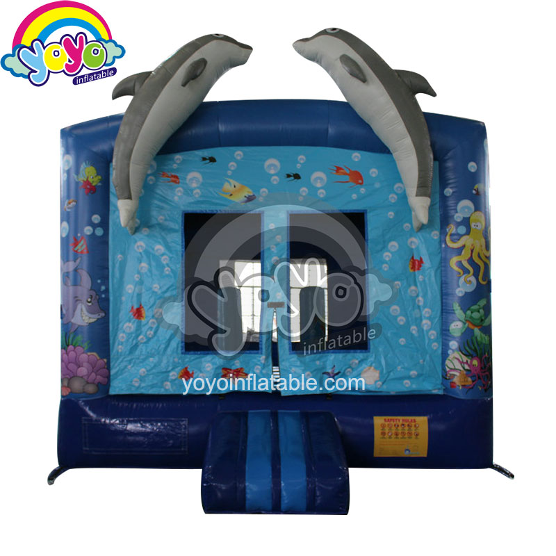 13ft 3-in-1 Dolphin Bounce House YY-BO13104 (1) 13ft 3-in-1 Dolphin Bounce House YY-BO13104