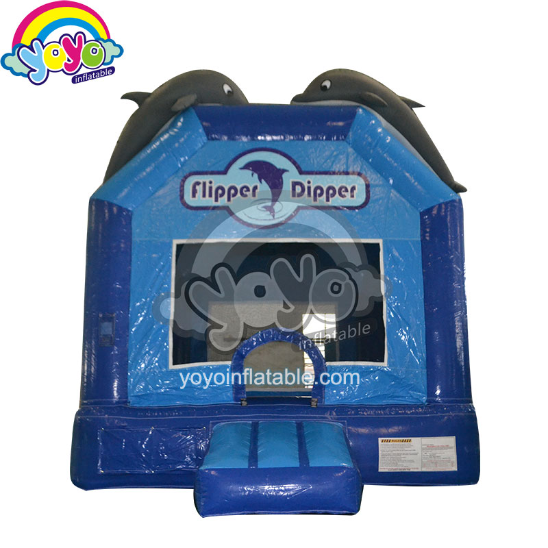 13x13 Dolphin Theme Kids Blue Bounce House YY-BO140048(1) 13x13 Dolphin Theme Kids Blue Bounce House YY-BO140048