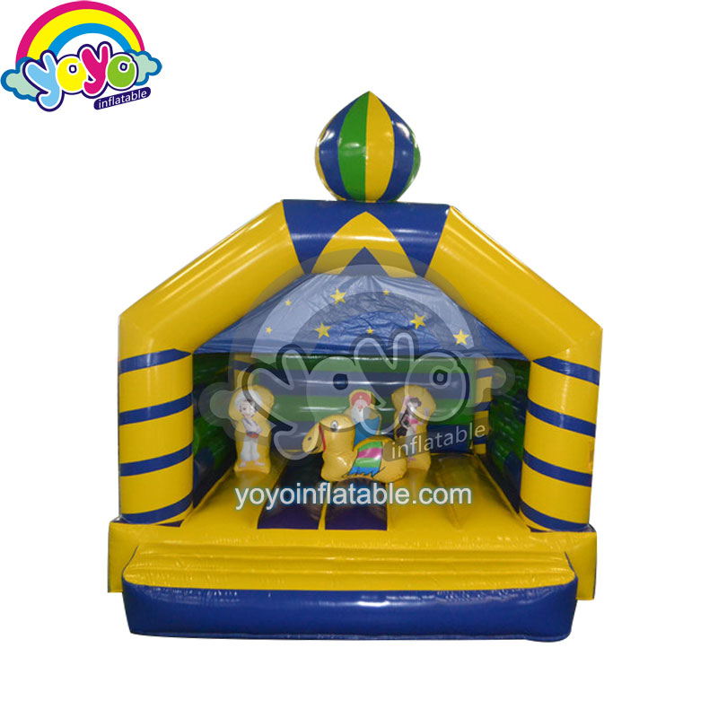 YY-BO140092 (1) 15x15 Aladdin Theme Yellow Inflatable Bouncer YY-BO140092