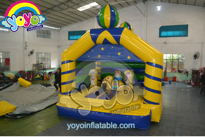 YY-BO140092 (2) 15x15 Aladdin Theme Yellow Inflatable Bouncer YY-BO140092