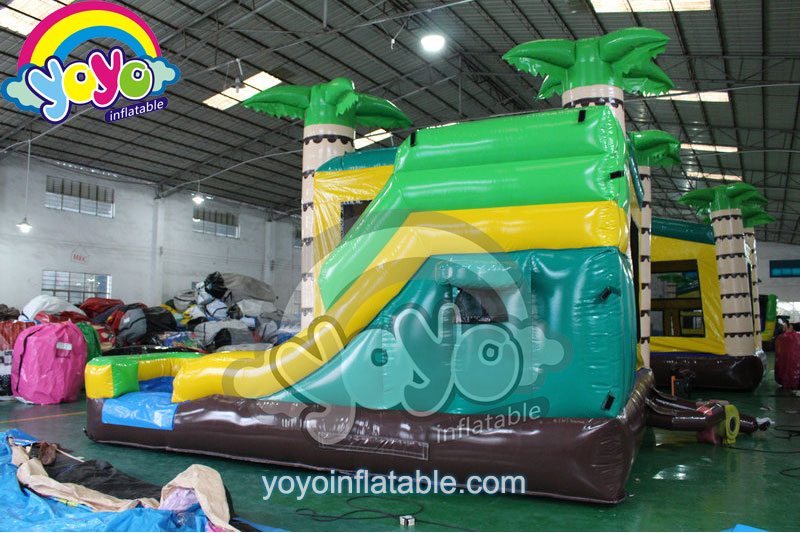 19ft 3-IN-1 Jungle Bouncy Castle Wet/Dry Combo YY-WCO15027(5) 19ft 3-IN-1 Jungle Bouncy Castle Wet/Dry Combo YY-WCO15027