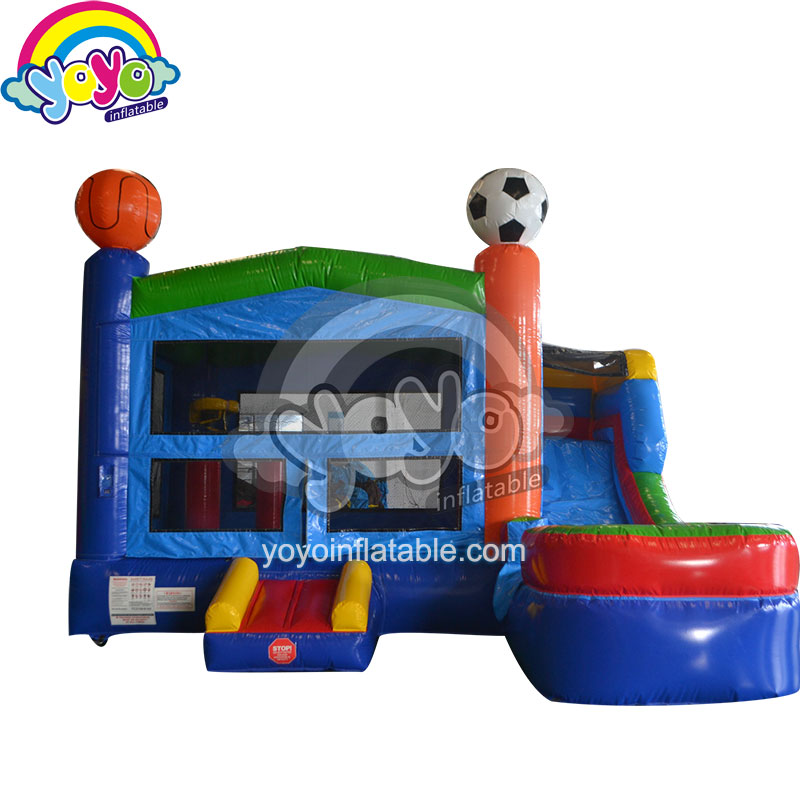 19ft Sports Inflatable Bounce Wet/Dry Combo YY-WCO15090 (1) 19ft Sports Inflatable Bounce Wet/Dry Combo YY-WCO15090