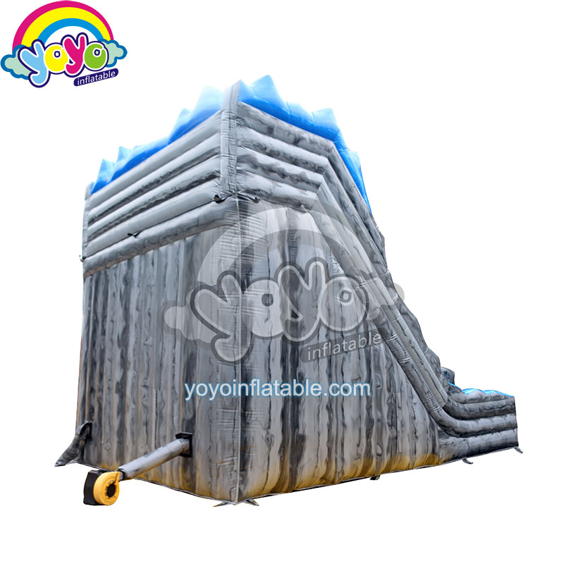YY-DSL2006 (4) 21' H Inflatable Grey Marble Cliff Climb Slide YY-DSL2006