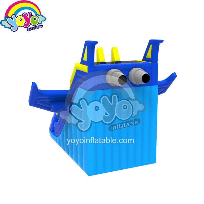 YY-DSL2110 (3) 27' H Jet Plane Inflatable Dual Slide YY-DSL2110