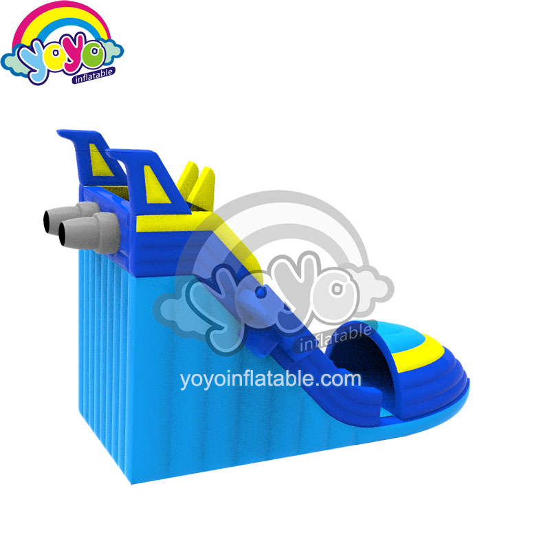 YY-DSL2110 (4) 27' H Jet Plane Inflatable Dual Slide YY-DSL2110