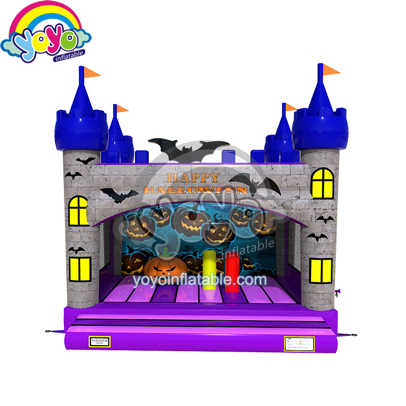 YY-NBO181203 (2) 17ft Halloween Theme Spoky Castle Bouncer YY-NBO181203