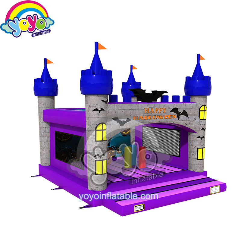 YY-NBO181203 (4) 17ft Halloween Theme Spoky Castle Bouncer YY-NBO181203