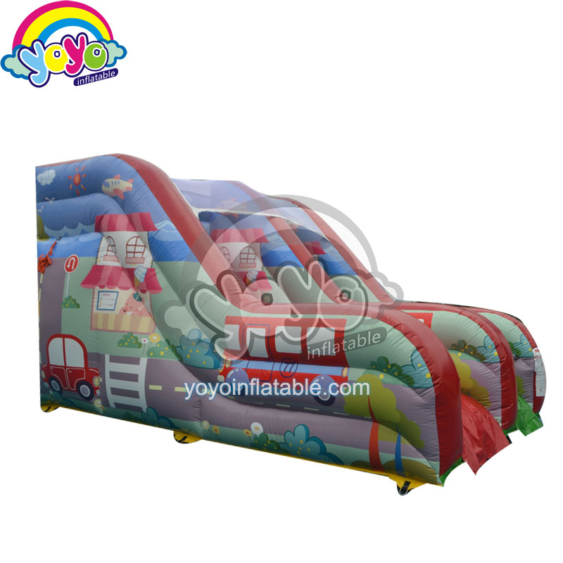 YY-DSL13009 (1) 11 Feet City Life Classic Inflatable Dry Slide YY-DSL13009