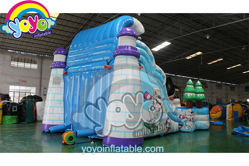 YY-DSL17009 (3) Antarctic Penguin Ski Park Inflatable Slide YY-DSL17009