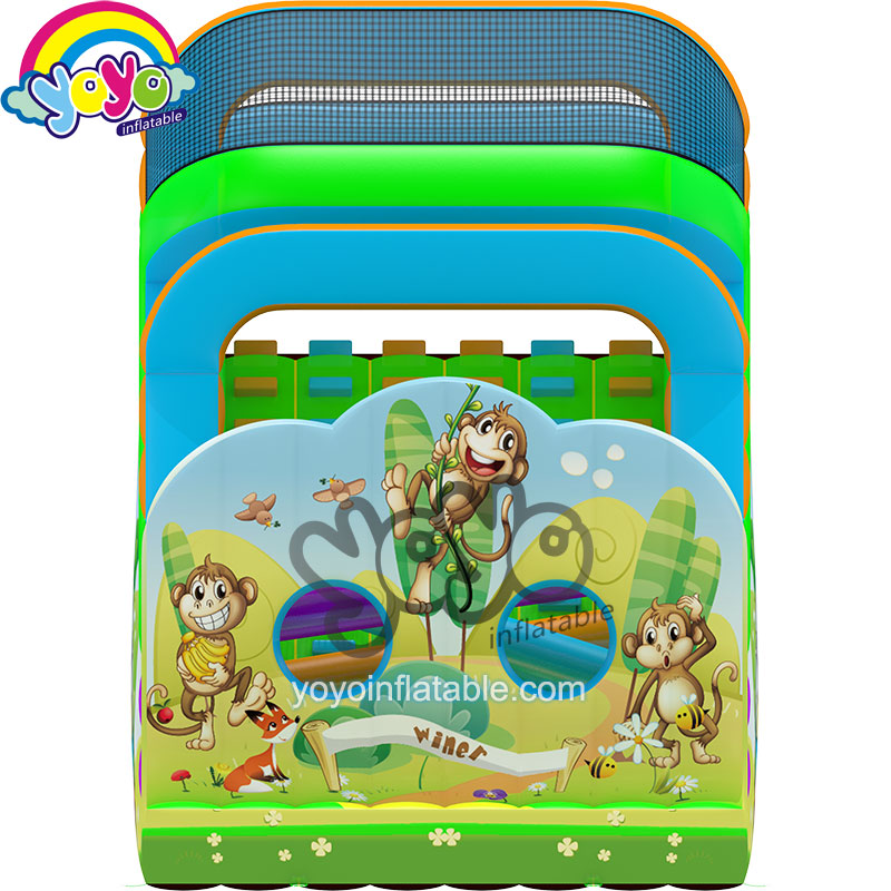 YY-NOB171002 (4) Animal Race Inflatable Obstacle Course for Kids YY-NOB171002