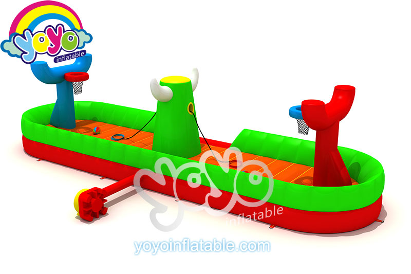 YY-NSP2119 (2) Inflatable Push and Pull Basketball Sport Game YY-NSP2119