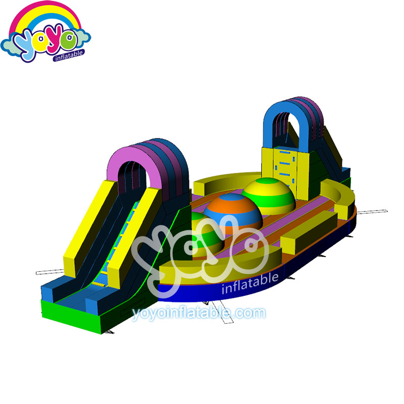 YY-NSP2121 (1) 50ft Candy Colors Inflatable Leaps and Bounds YY-NSP2121