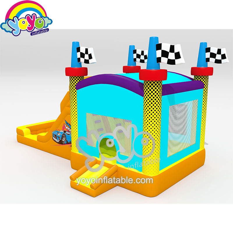 YY-NWCO2126 (3) Racing Car Bouncer Inflatable Wet/Dry Combo YY-NWCO2126