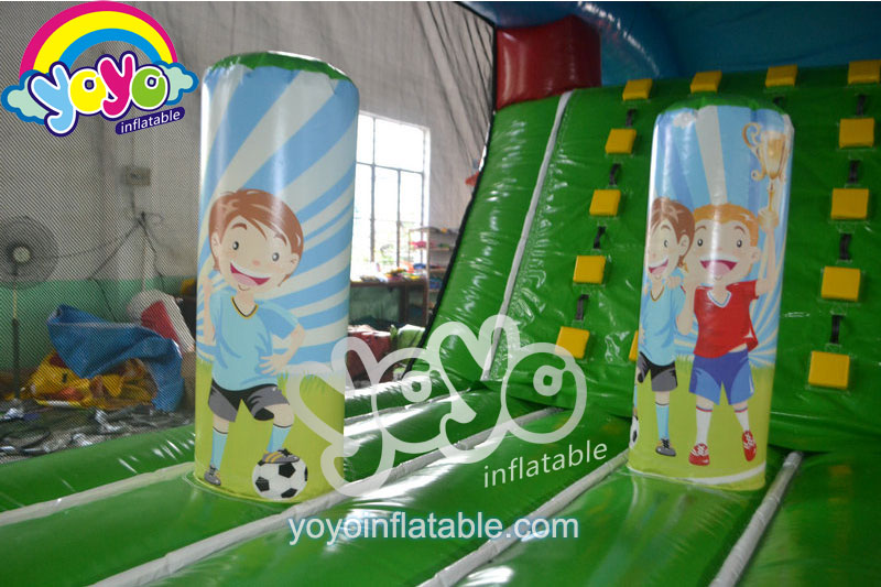 YY-OB14004 (2) 28' Football Theme Inflatable Obstacle Bouncer YY-OB14004