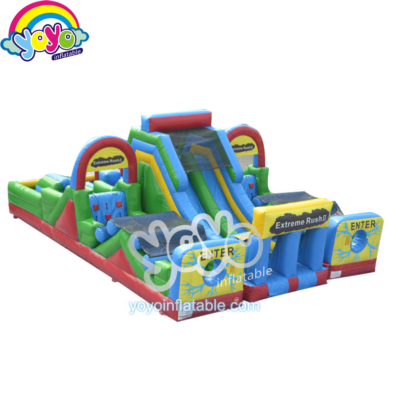 YY-OB15026 (1) 34ft Adrenaline Rush Inflatable Obstacle Course YY-OB15026