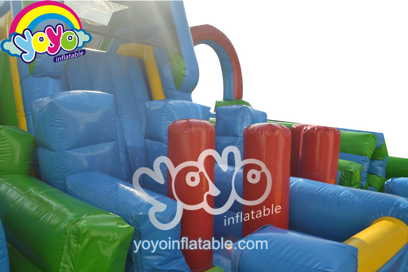 YY-OB15026 (2) 34ft Adrenaline Rush Inflatable Obstacle Course YY-OB15026