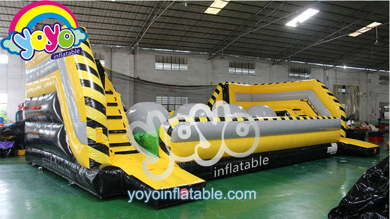 YY-SP17049 (4) Yellow Black Inflatable Leaps and Bounds Game YY-SP17049