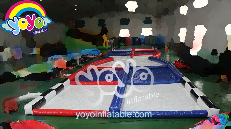 YY-SP18013 (2) 75 Feet Zorb Balls Inflatable Obstacle Race Track YY-SP18013