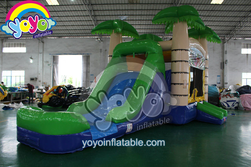 YY-WCO16018 (2) 28ft 5-In-1 Tropical Plam Tree Inflatable Water Combo YY-WCO16018
