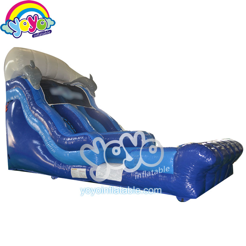YY-WSL140033 (1) 18' H Flipper Dipper Inflatable Water Slide YY-WSL140033