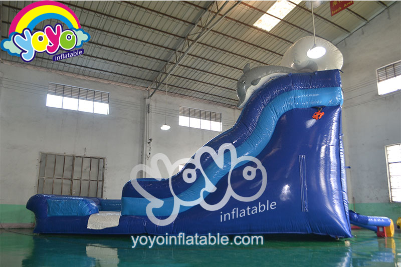 YY-WSL140033 (2) 18' H Flipper Dipper Inflatable Water Slide YY-WSL140033
