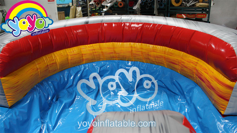 YY-WSL19002 (3) 18ft H Yellow Orange Gray Inflatable Water Slide YY-WSL19002