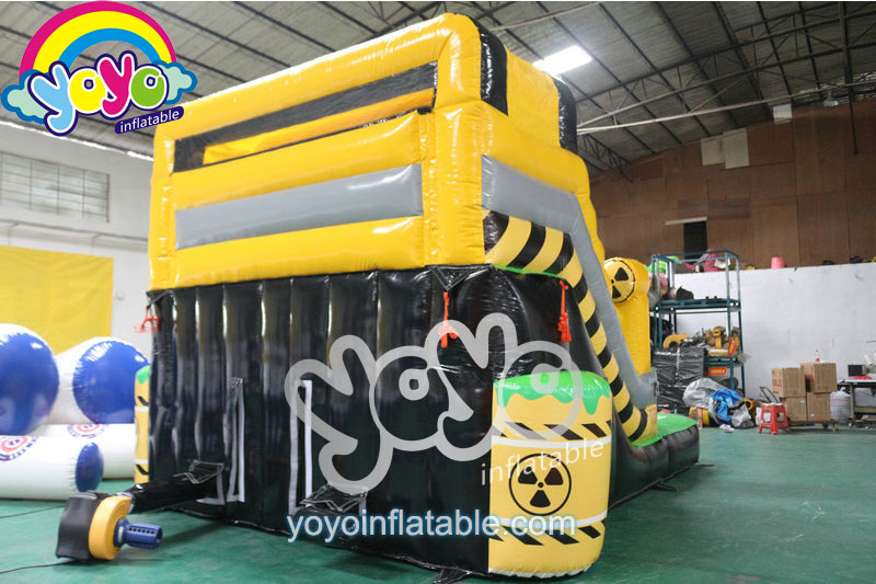 YY-WSL19007 (2) 13' H Toxic Rush Dual Lane Inflatable Water Slide YY-WSL19007