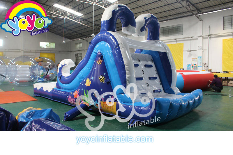 YY-WSL19008 (2) 18ft Single Lane Ocean Inflatable Water Slide YY-WSL19008