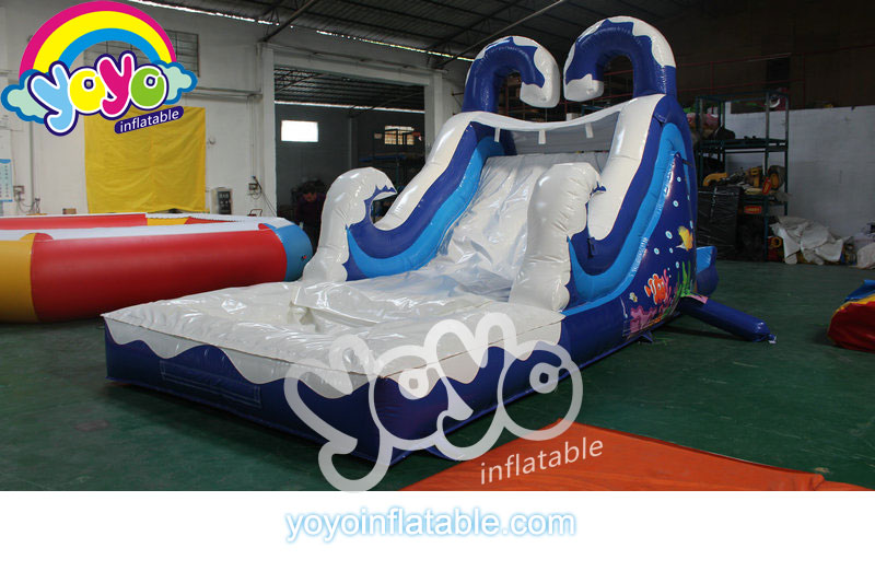 YY-WSL19008 (3) 18ft Single Lane Ocean Inflatable Water Slide YY-WSL19008