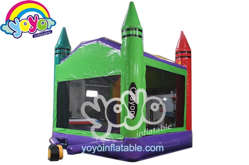 Commercial Bounce House Crayon Jumping Castle YBO-19004 (3) Commercial Bounce House Crayon Jumping Castle YBO-19004 (3)