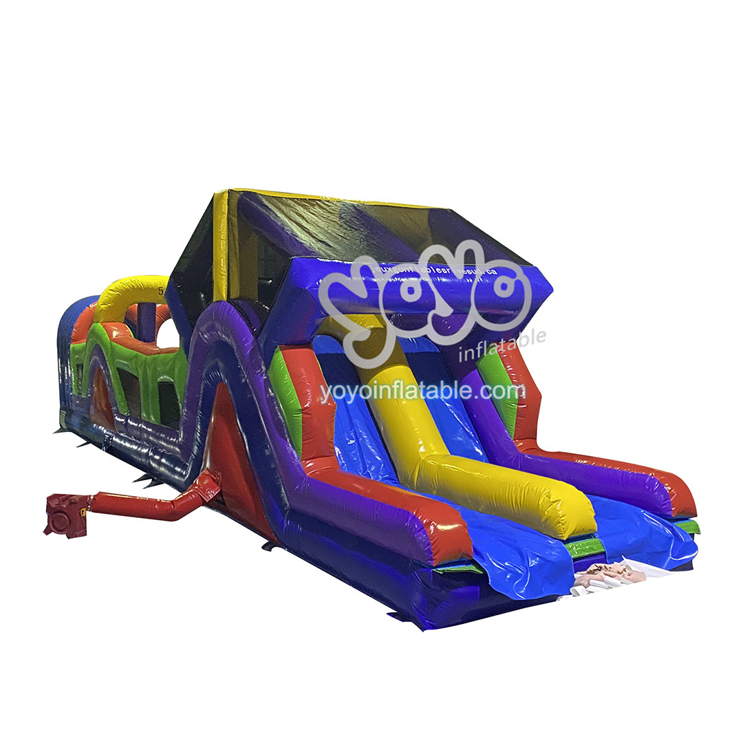 Dual Lane Inflatable Obstacle Course YY-OB230710 (1) Dual Lane Inflatable Obstacle Course YY-OB230710 (1)