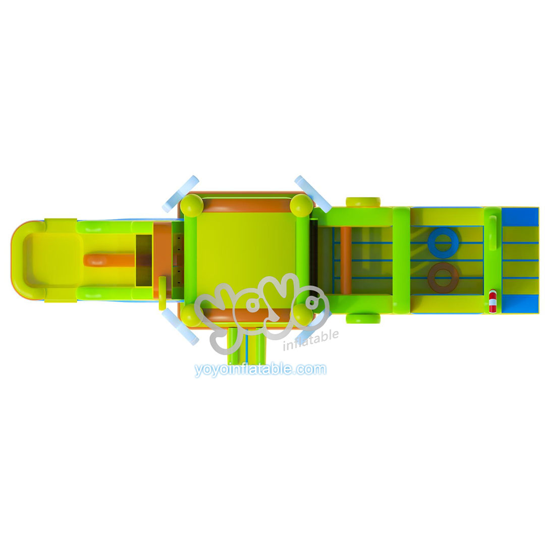 Commercial inflatable bounce house combo lemon YY-WCO23083 (4) Commercial inflatable bounce house combo lemon YY-WCO23083 (4)