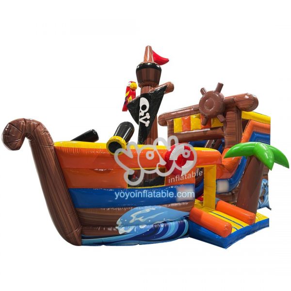 Pirate Ship Inflatable Obstacle Course YY-SL23075