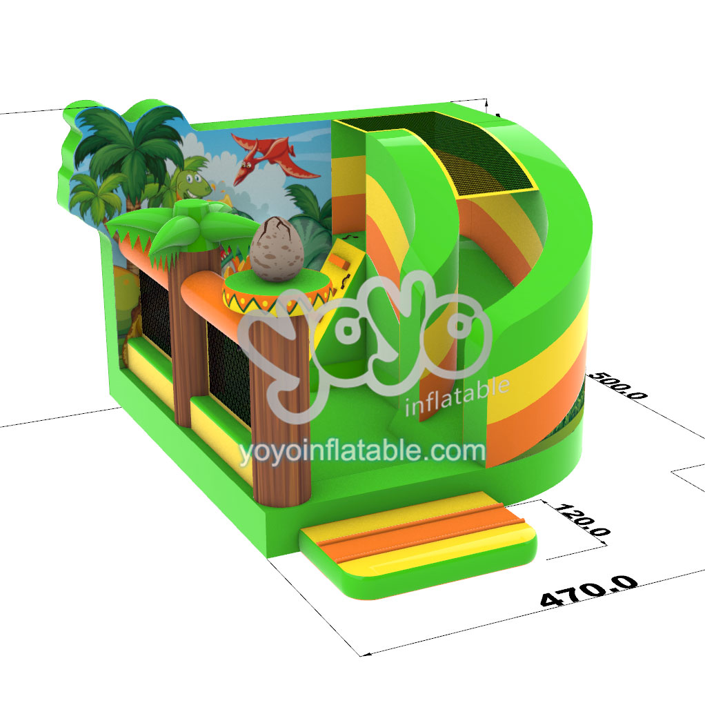 Commercial Dinosaur Pool Water Slide YY-WSL23068 (1) Commercial Dinosaur Pool Water Slide YY-WSL23068 1