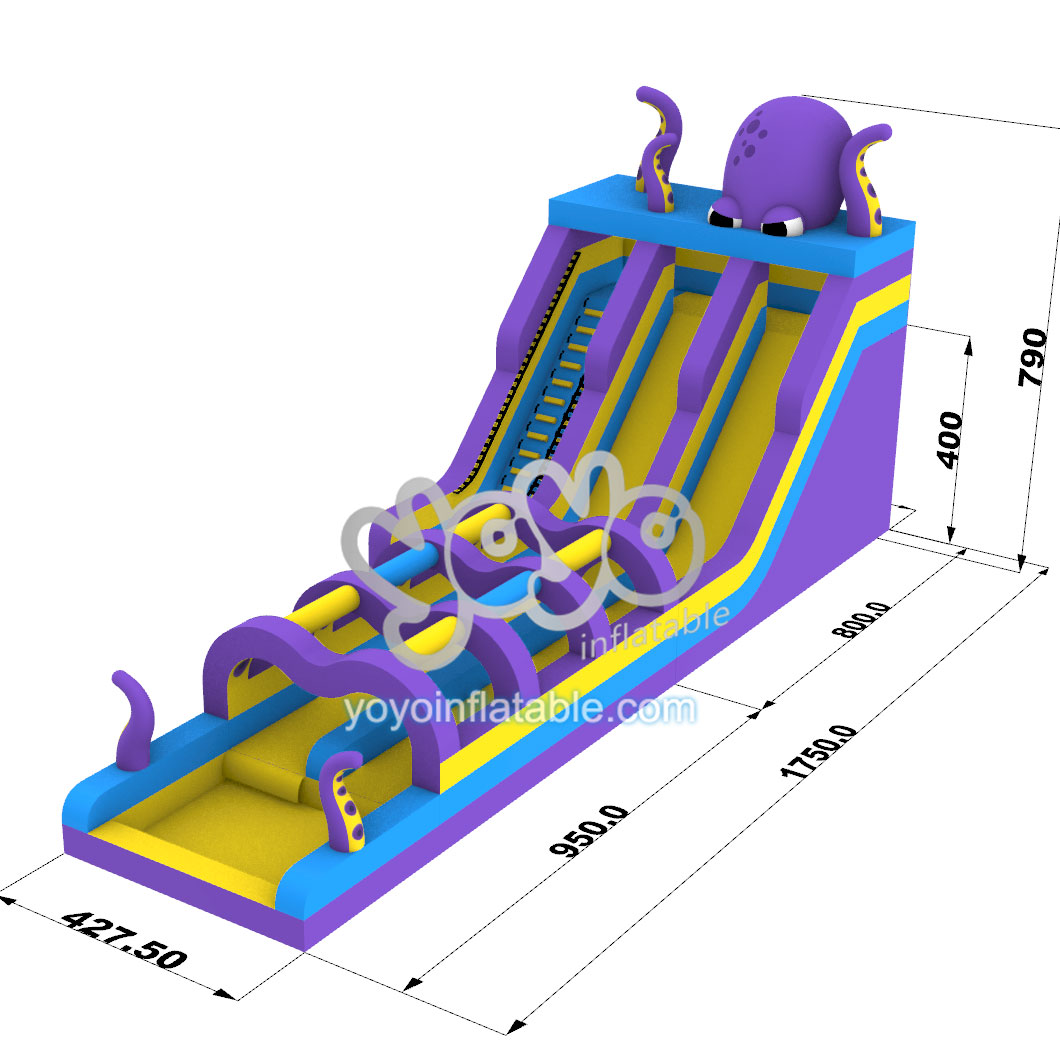 Giant Octopus Commercial Inflatable Water Slide YY-WSL23067 (1) Giant Octopus Commercial Inflatable Water Slide YY-WSL23067 1