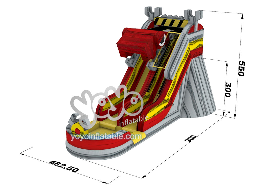Mechanical Dragon Commercial Inflatable Water Slide YY-WSL23066-A (2) Mechanical Dragon Commercial Inflatable Water Slide YY-WSL23066-A 2
