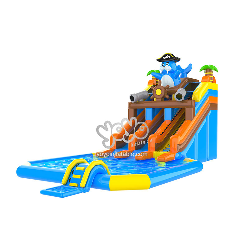 Captain Seal Inflatable Pool Slide YY-WSL240501 (1) Captain Seal Inflatable Pool Slide YY-WSL240501 (1)