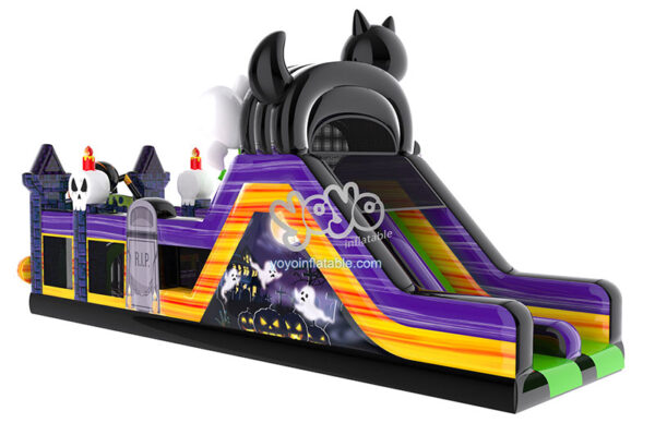 Halloween Fear Inflatable Obstacle Course YY-OB240702-B (3)