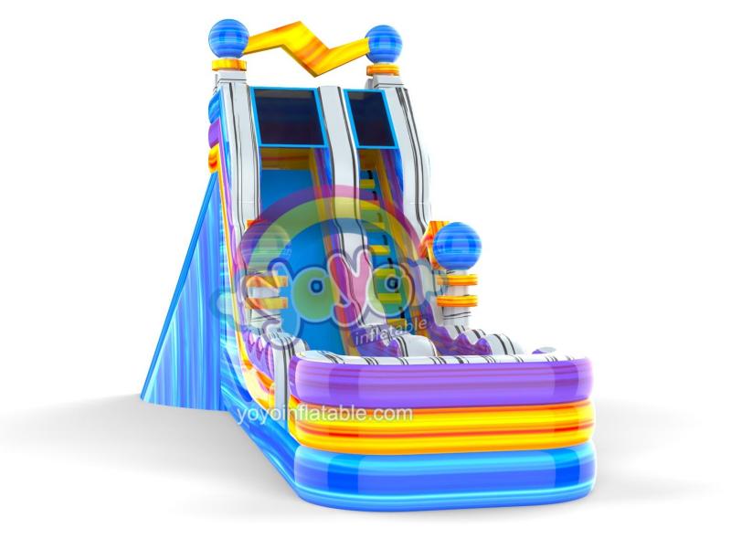 18ft Power Center Inflatable Commercial Water Slide YY-WSL240301-B (2) 18ft Power Center Inflatable Commercial Water Slide YY-WSL240301-B (2)