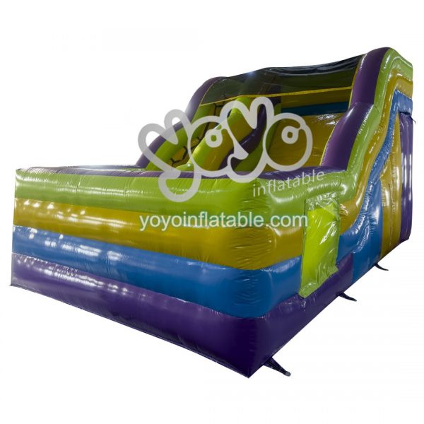 Colorful Single Lane Dry Inflatable Slide YY-SL241110