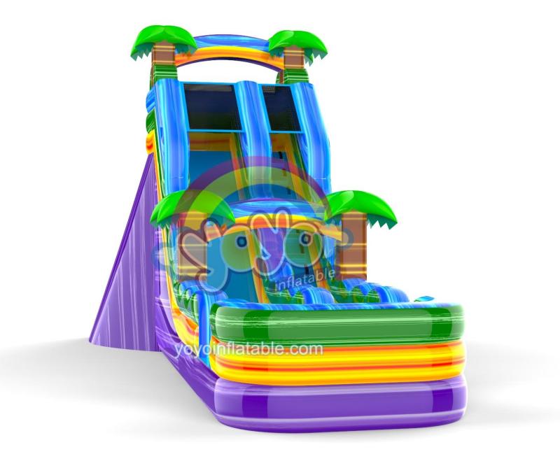 Tropical Themed 18ft Inflatable Water Slide YY-WSL240301-C (2) Tropical Themed 18ft Inflatable Water Slide YY-WSL240301-C (2)