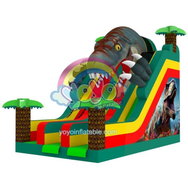 Dinosaur Themed Commercial Dry Inflatable Slide YY-SL250216 (2)