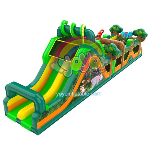 Jungle Adventure Inflatable Obstacle Course YY-OB250111 (2)