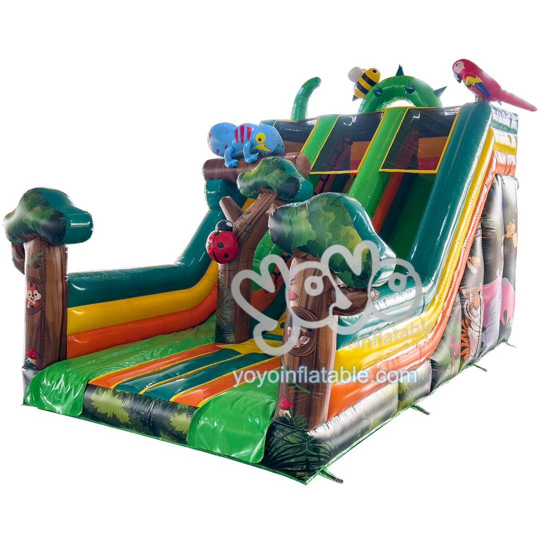 Jungle Adventure Themed Dry Inflatable Slide YY-SL250113 Jungle Adventure Themed Dry Inflatable Slide YY-SL250113