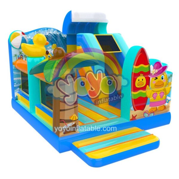 Surfing Duck Dry Inflatable Slide Combo YY-CO250229 (3)