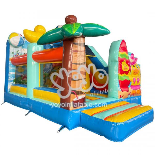 Surfing Duck Dry Inflatable Slide Combo YY-CO250229