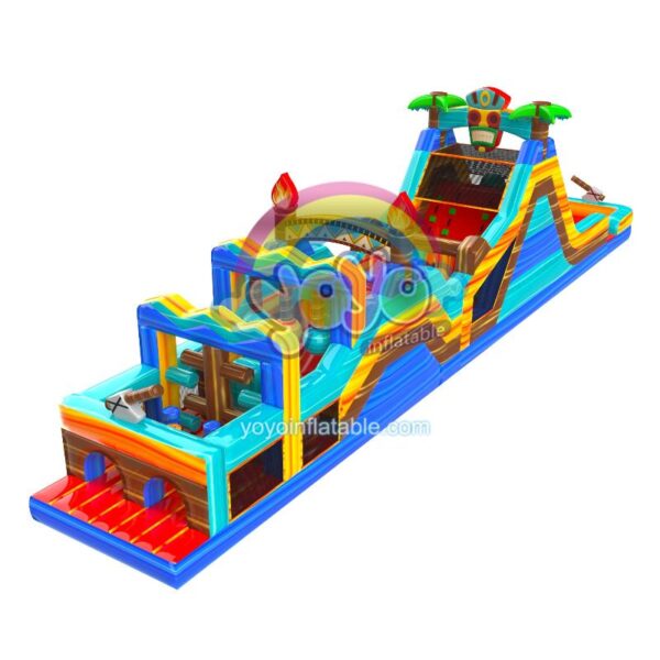 Ancient Tribe Inflatable Obstacle Course Jumper YY-OB250319 (1)